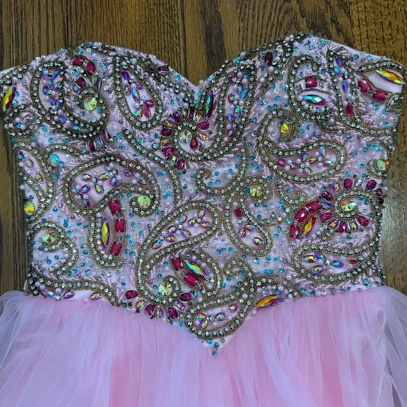 strapless open back dress Sherri Hill 55203 – OC Sparkle